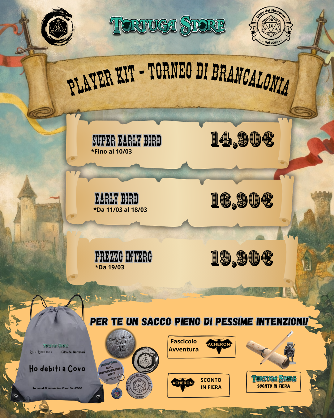 Player Kit – Torneo di Brancalonia - COMOFUN 2026