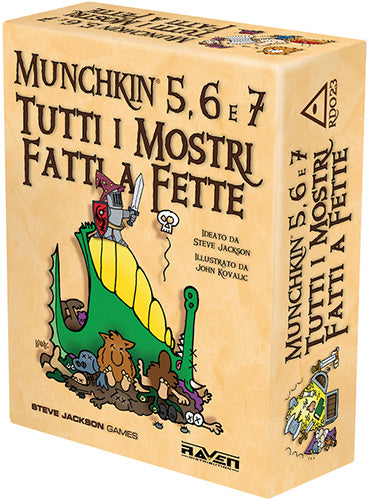 Munchkin 5, 6 e 7 - Tutti i Mostri Fatti a Fette