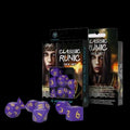 Set Dadi Classici Runici - Viola, Giallo