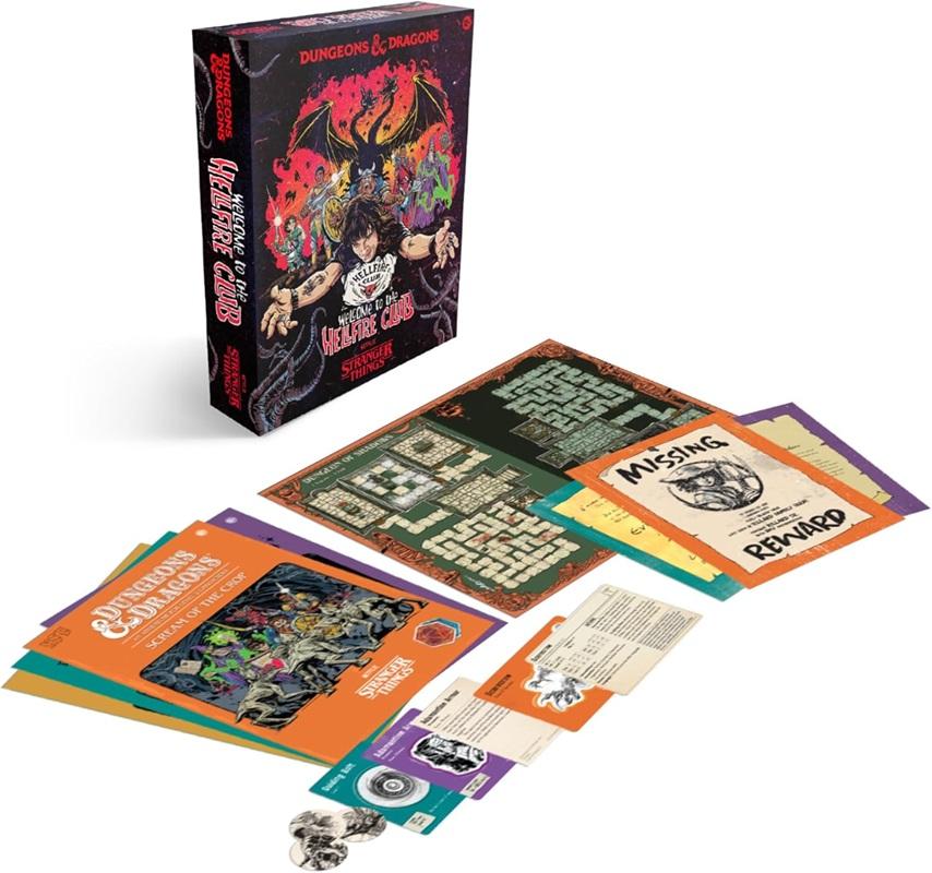 Dungeons & Dragons Stranger Things - Welcome to The Hellfire Club Adventure Game [ENG]