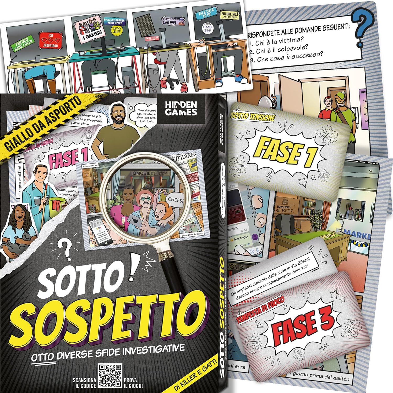 Hidden Games - Sotto Sospetto: Otto Diverse Sfide Investigative